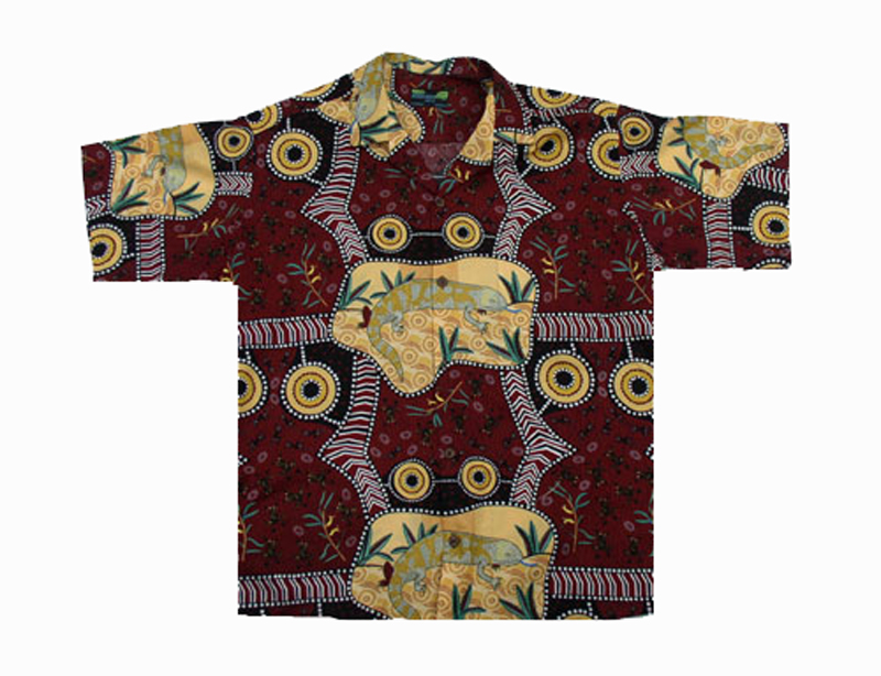 Aboriginal Blue Tongue | Hawaiian Shirts Moon Dog Shirt Co